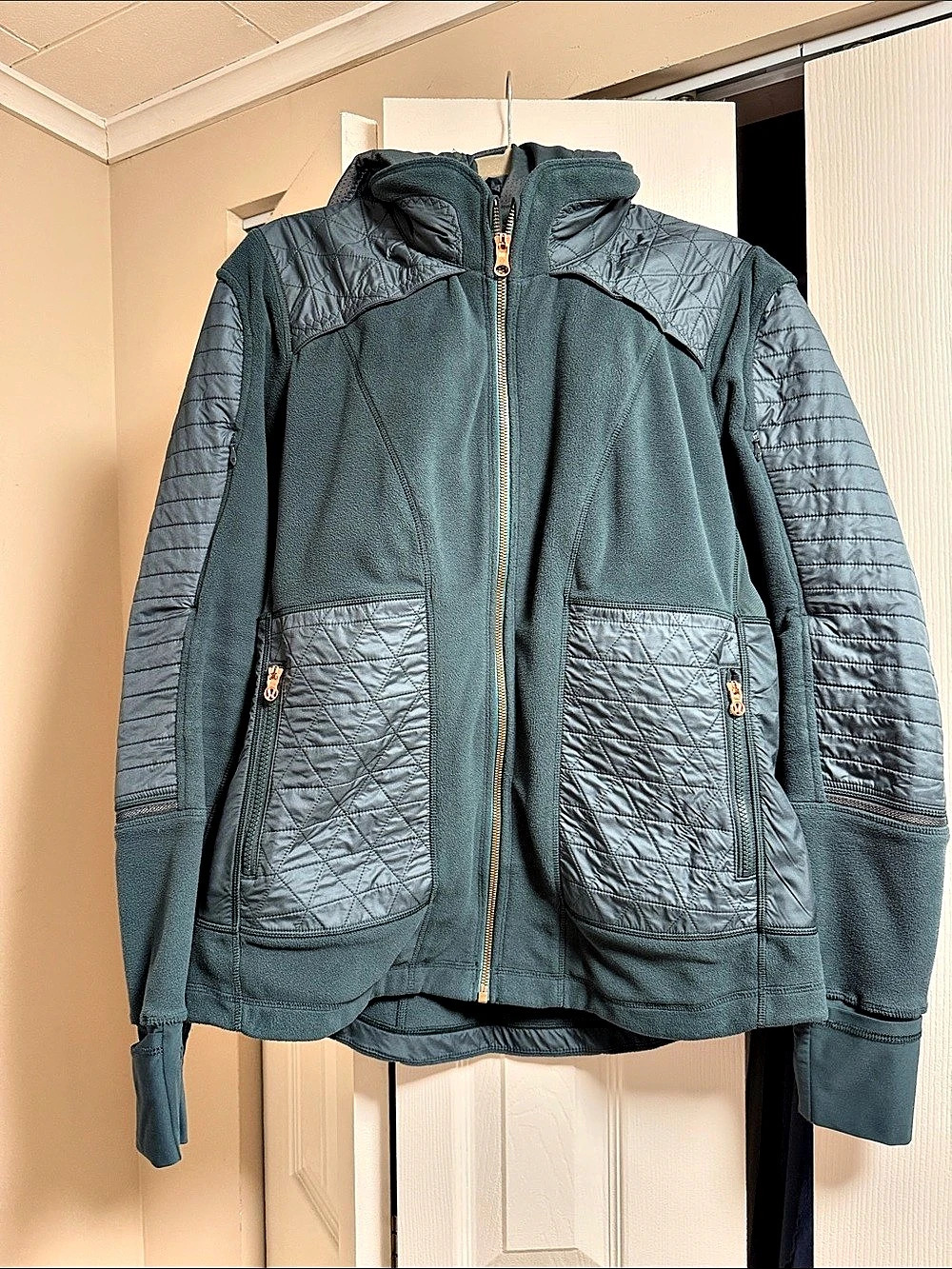 Lululemon Athletica Women's Dark Green Jacket Size 10